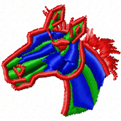 Horses Embroidery Design 11 Horses Embroidery Design 11